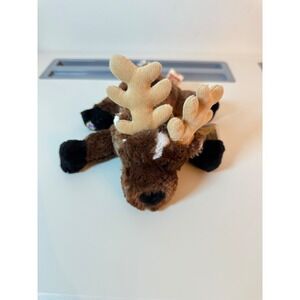 Ganz Webkinz Reindeer Plush Kids Small NWT Brown White Antlers HM158